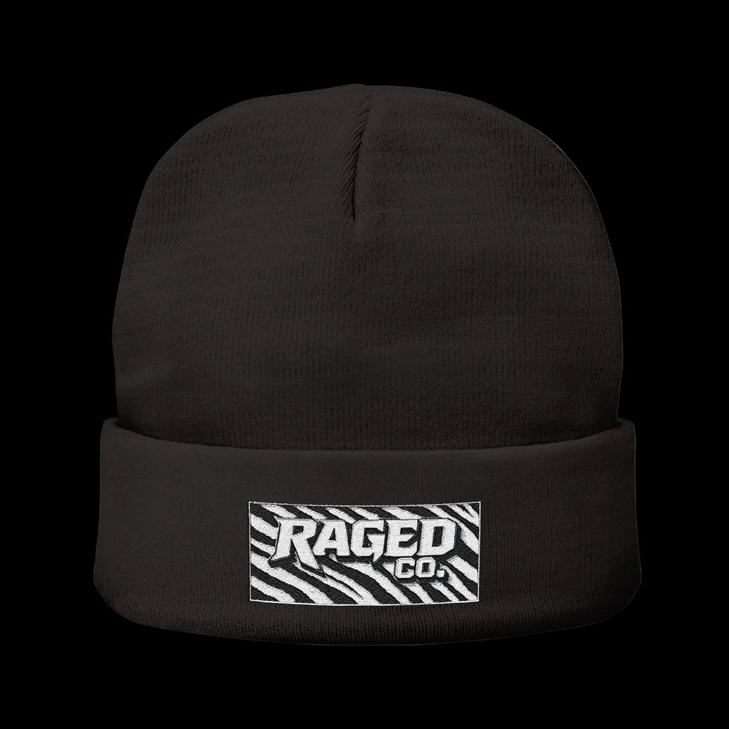 RAGED CO ZEBRA BEANIE