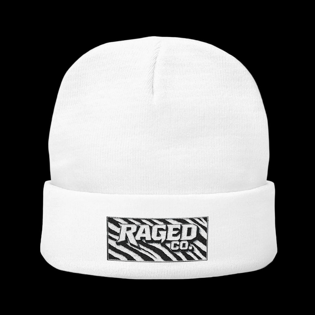 RAGED CO ZEBRA BEANIE