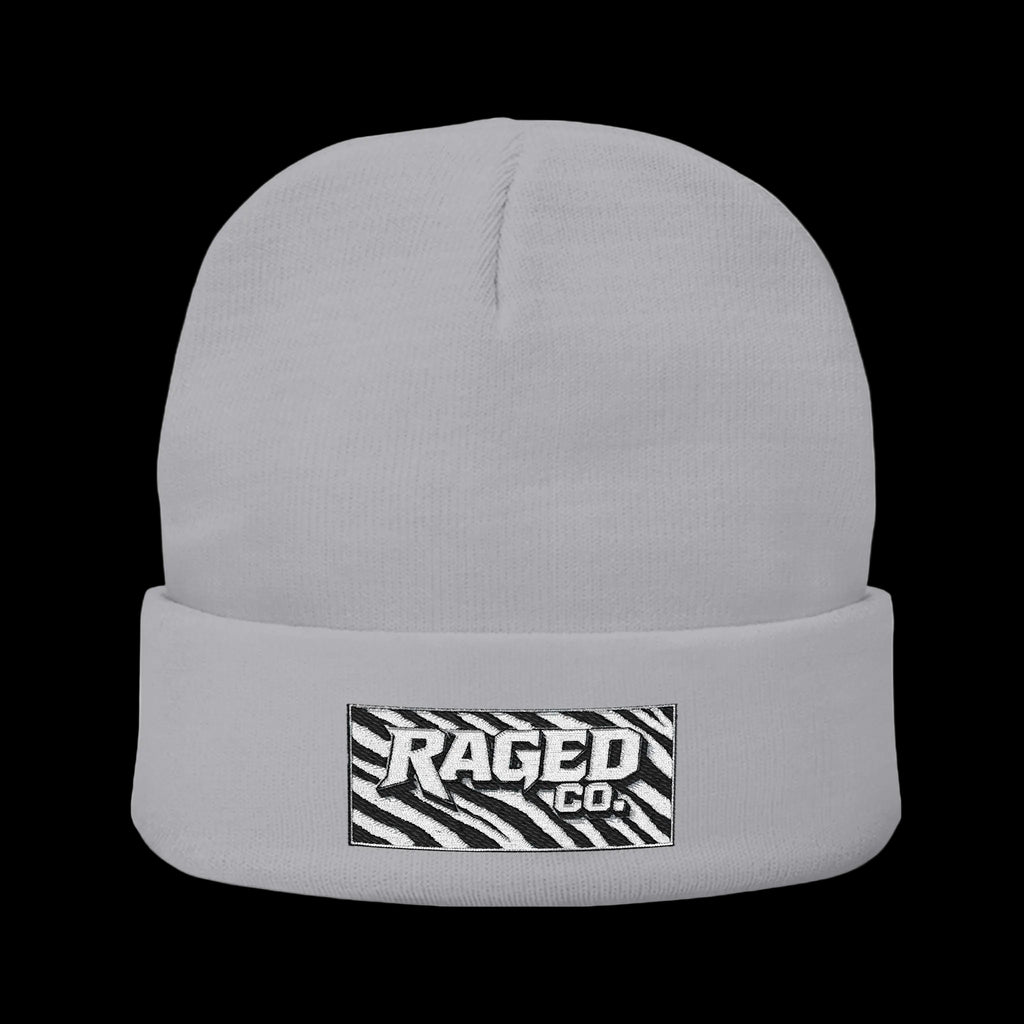 RAGED CO ZEBRA BEANIE