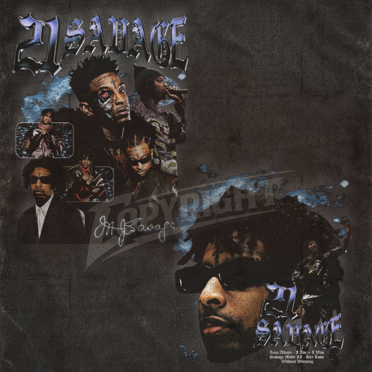 21 Savage Design Front & Back