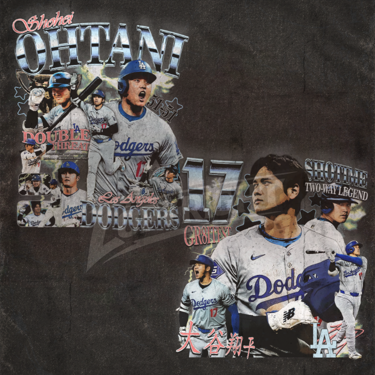 Shohei Ohtani Design Front & Back
