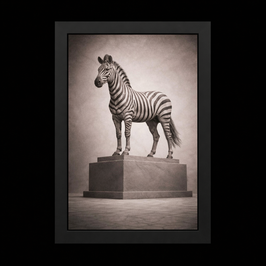 ZEBRA OF DISTINCTION STATEMENT PIECE