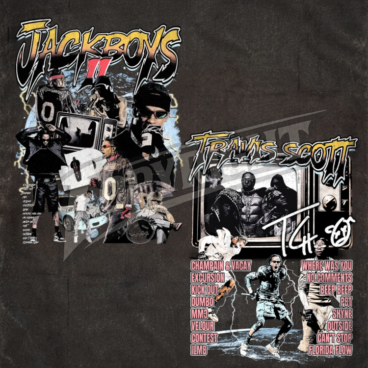 Travis Scott Jackboys Design Front & Back