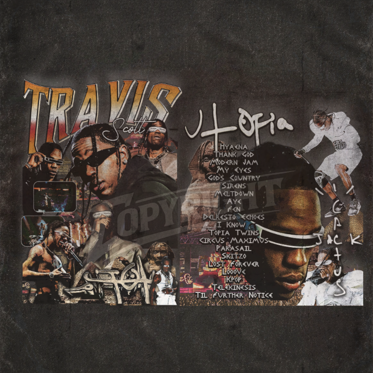 Travis Scott Design Front & Back