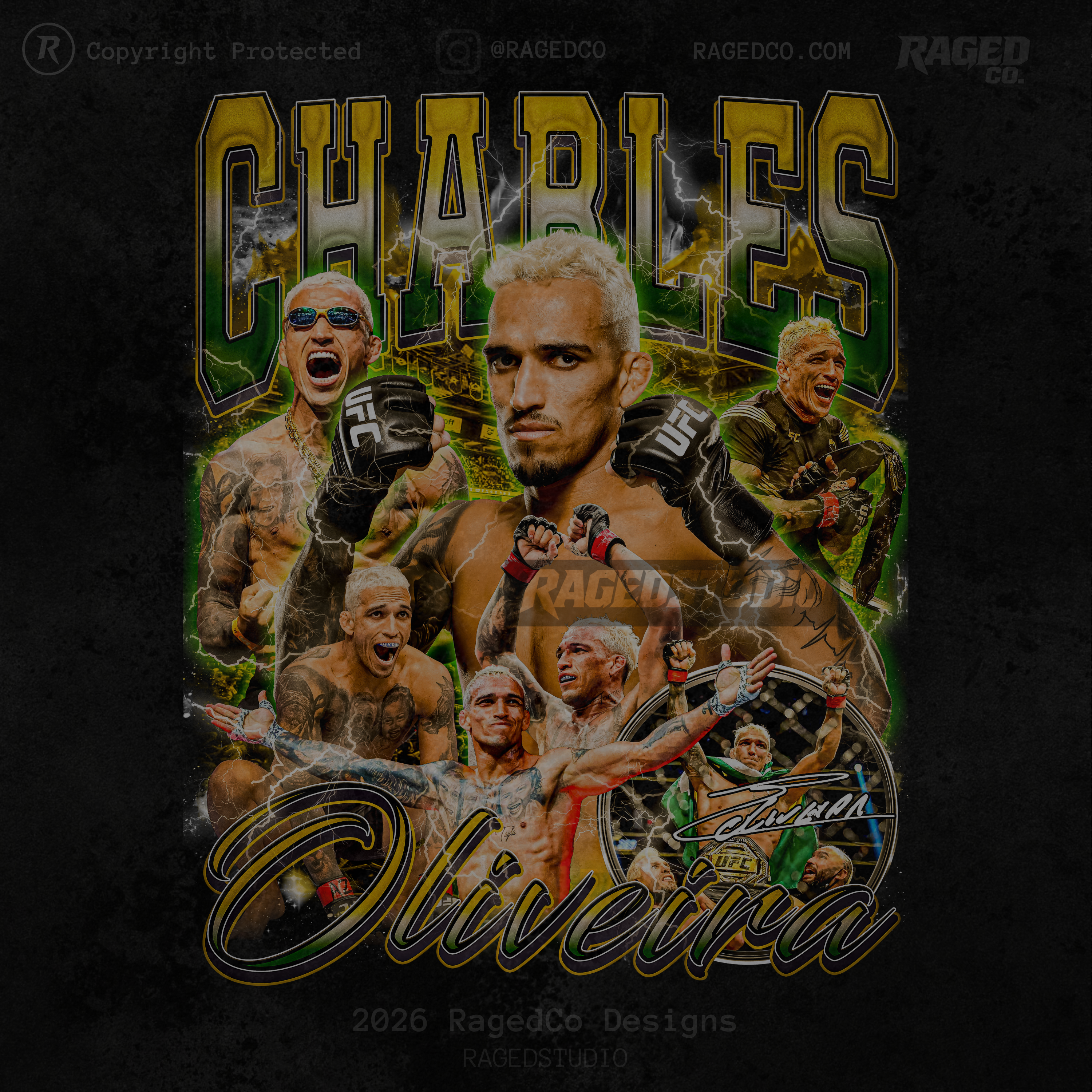 CHARLES OLIVEIRA T-SHIRT