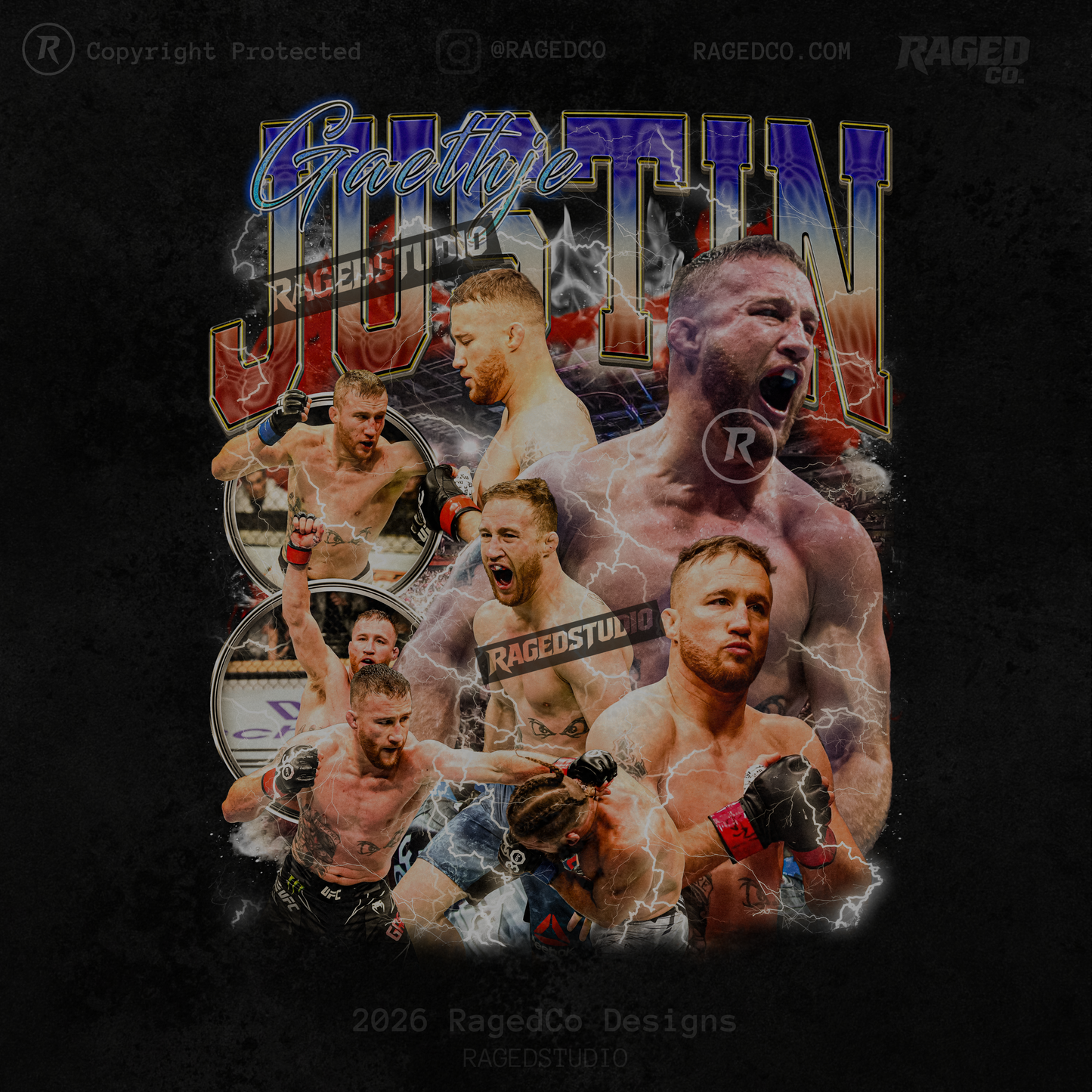 JUSTIN GAETHJE T-SHIRT