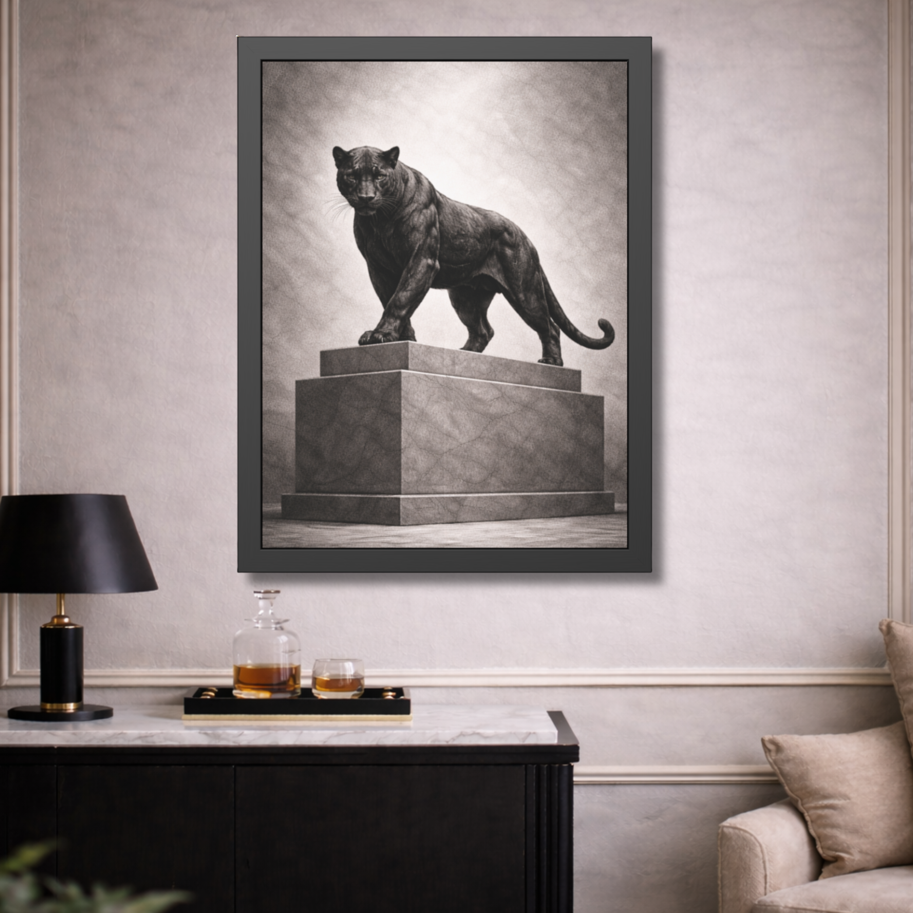 BLACK PANTHER OF PRECISION STATEMENT PIECE