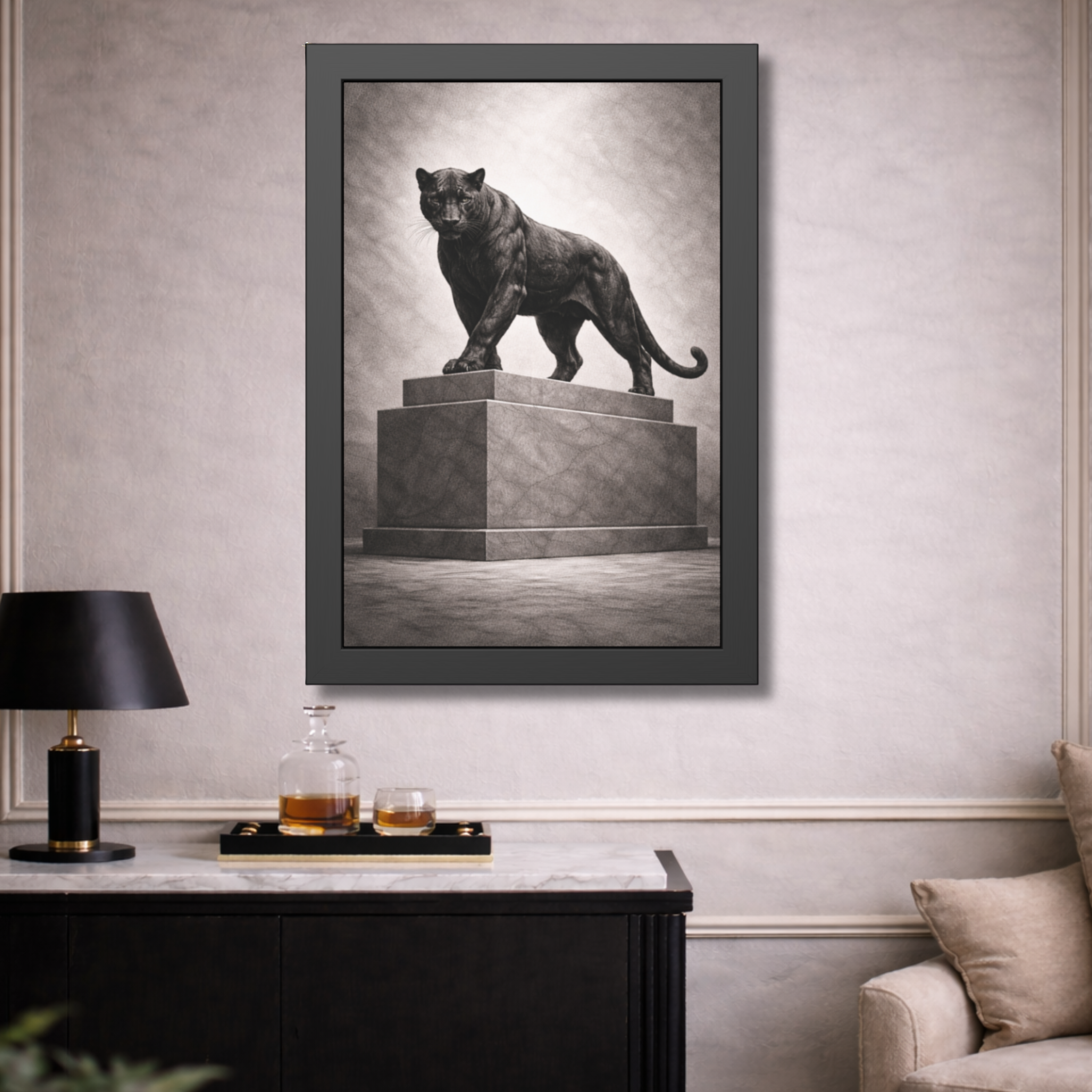 BLACK PANTHER OF PRECISION STATEMENT PIECE